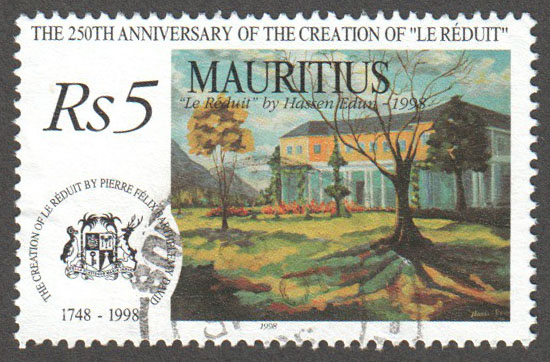 Mauritius Scott 875 Used - Click Image to Close